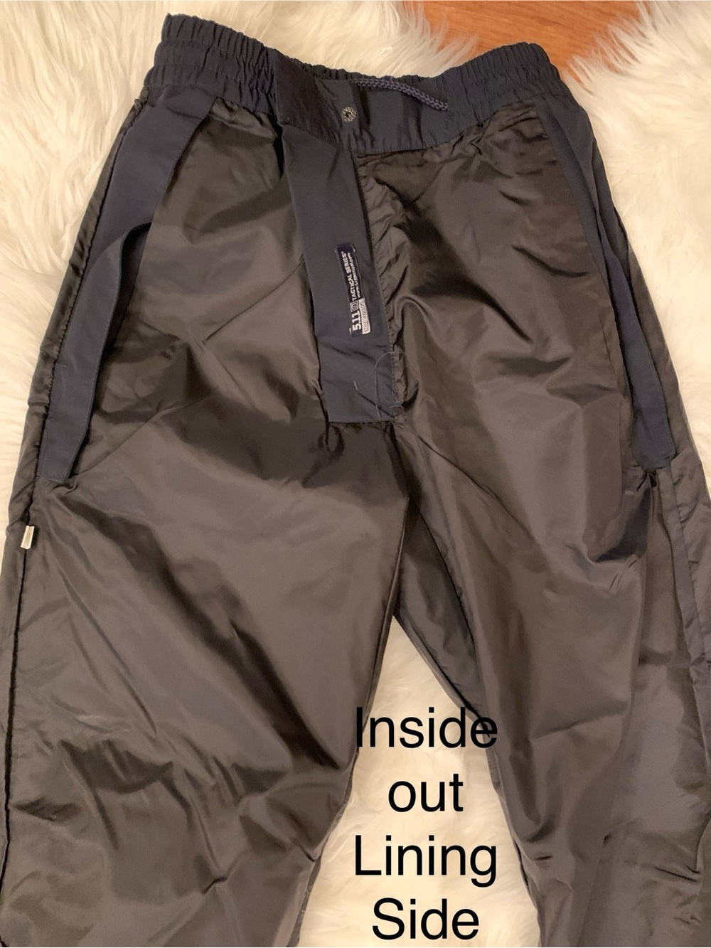 5.11 Tactical Rain Pant 48005 Sz Small Nylon NWOT - Picture 15 of 16